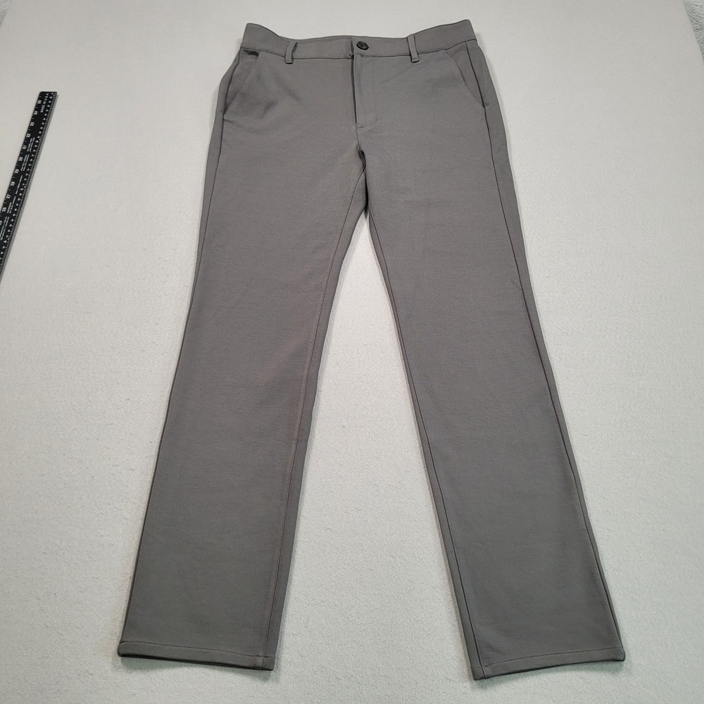 True Classic Mens Chino Pants Gray Slim Fit 31x30 New Stretch Comfy